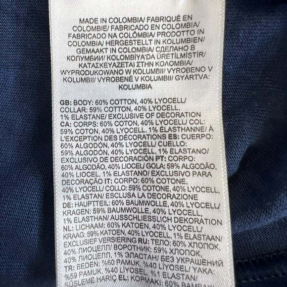 The North Face Shirt Mens Size XXL 2XL Long Sleeve Pocket Pullover Blue NWT NEW - Picture 4 of 4